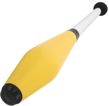 HEMOTON Kinderspielzeug Kinder Spielzeug Jonglier-Kit Jonglierstöcke trainieren Jonglierkeulen-Zubehör akrobatische Stock-Requisiten Jonglierstock-Requisite Jonglierzubehör Plastik Yellow