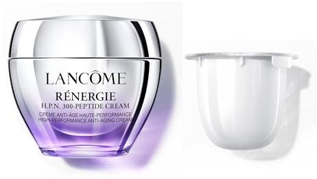 Lancôme Rénergie H.P.N. 300-Peptide Cream 50ml & Refill 50ml, Anti-Aging Set für glattere, straffere Haut, feuchtigkeitsspendende Gesichtscreme mit Hyaluronsäure und Niacinamid
