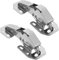 JECOMPRIS 2pcs Heavy Duty Edelstahl Weiche Schlussschrankscharniere Federbelastete Pufferscharniere Für Haushaltsschrank Und Schränke Türen