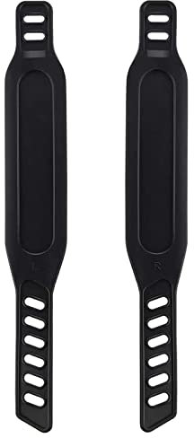 Ein Paar Pedalriemen für Heimtrainer und verbreiterte Gurte für Heimtrainer oder Fitnessstudio