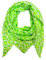 XL DreieckStrickschal Leopard Frühling Schal 100% Baumwolle Made in Italy Fashion Tuch Dreieckschal Stola Herbst Frühling Tuch Leo (NeonGrün)