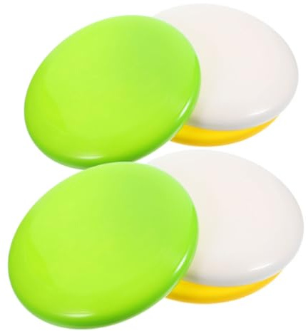 Homoyoyo 6 Stück Disc Golf für Einsteiger Strapazierfähige Pe Golfscheiben in Weiß Gelb und Grün Leichtes Wurfgewicht Inkl Midrange Driver Putter Markierern Outdoor Discgolf Starter