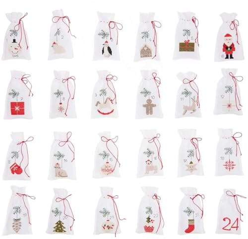 Stickpackung Adventskalender