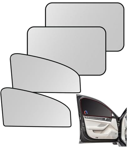 WZKSZMEFG Parasol para Mercedes Benz GLC 2 (II) X254 I 2022-2025 Lateral Coche, Protector Solar Magnético con Protección UV, Cortinillas de Doble Capa para Ventana
