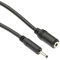 Kingfisher Technology - Long 3m Extension Lead 2A Female to Male DC Plug Power Charger Cable Black (22AWG) Compatible with Philips Gogear nw0005c4055614 MP3 Player