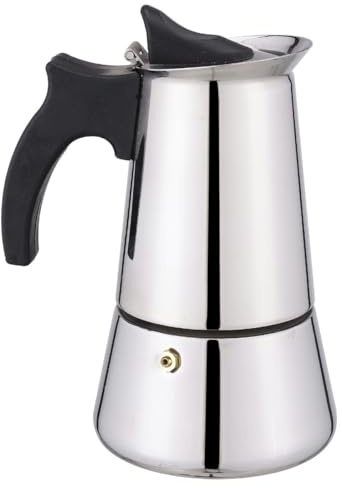 Alfa 40036 Kaffeemaschine, Edelstahl, Induktion, 6 Tassen