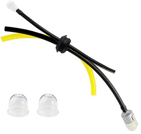 QAZAKY Fuel Gas Tank Grommet kit with Fuel Line Filter Primer Bulb for Echo Blower String Trimmer PAS225 PE201 PE310 PPF210 HC150 HC151 HCA266 SHC210 SHC211 SHC212 SRM211 SRM225 SRM230 SRM231