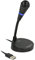 Delock USB Mikrofon mit Schwanenhals für Notebook und Computer, Plug&Play, ideal für Gaming, Podcast, Skypen und Gesang, mit Touch Mute, 65868