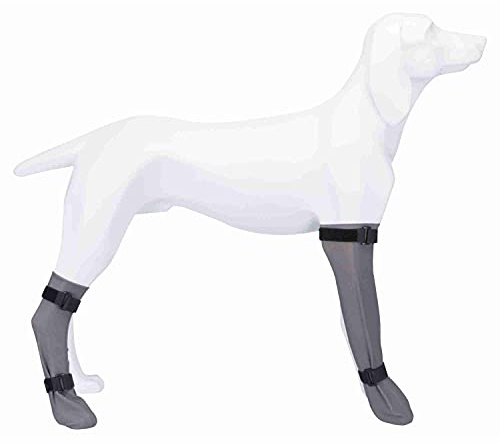 TRIXIE Silicone Protective Sock, Small, 6 cm/30 cm, Grey
