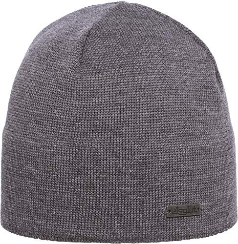 Eisglut Herren Primo Merino Mütze, grau mel., M 57-58cm EU