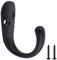 Amazon Basics – AB4800-FB-5 Bademantelhaken, Mattschwarz