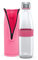 boddels Glastrinkflasche DREE 650ml Neoprenhülle, Borosilikat-Glas, Wasserflasche auslaufsicher mit Schraubverschluss und Schutzhülle, Uni, Sport, Schule, schadstofffrei, BPA-frei (Pink)