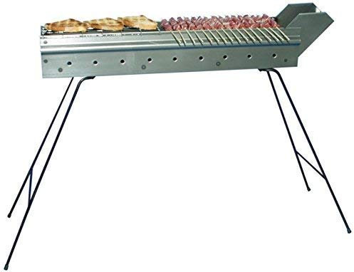 Fornacella per barbecue arrosticini in ferro da cm 100 1 metro spiedini