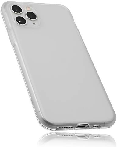 mumbi Hülle kompatibel mit iPhone 11 Pro Max Handy Case Handyhülle, transparent weiss