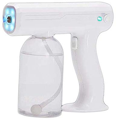 Nebulizador de Mano para Adultos para Niños Atomizador Portátil 800 ML Luz Azul Nano Vaporizador Atomizador Pulverizador de Desinfección con Batería