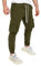 PITTMAN Freizeithosen Für Männer Cargo Hosen Herren Cargohose Army Hose Maenner Jeans Chino Giga, Grün (Forest Night 190414), W30/L34
