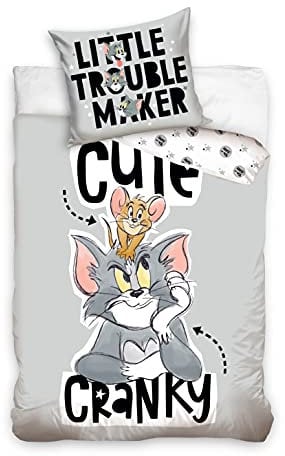 Carbotex Tom&Jerry Bettwäsche 140x200 cm + 70x90 cm