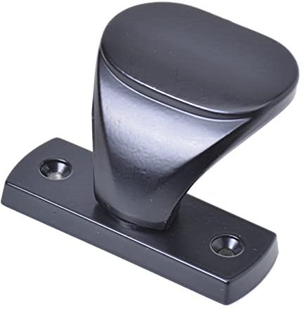Aqbau® Poignée de porte fixe pour porte de cadre - Noir