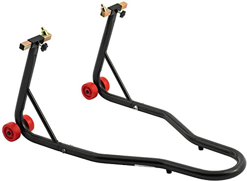 Motorrad Wippe ChockVorne Motorradhaltebuegel Vorderrad Schwarz Montageständer