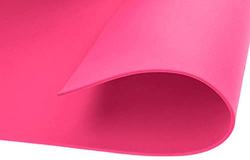 INNSPIRO Gomma EVA rosa forte fogli adesivi 20x30cm.x2mm. 20u. Materiale ampiamente utilizzato per artigianato e decorazione