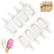 XPOOP 2 Pcs Cakesicles Silicone Mould, Mini Cake Lolly Mould, Ice Pop Cakesicle Moulds, DIY Ice Cream Stick, Ice Lolly Mould, Silicone Ice Cream Mould, Cakeciles Moulds with 100 Wooden Sticks