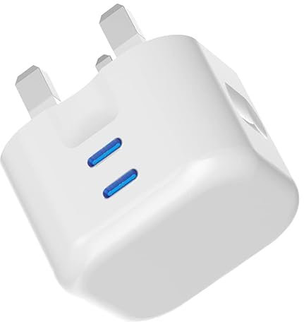 USB C Charger For Samsung Galaxy A06/A05s/A04/A04s/A05/A03/A03s/A15/A25 Charger USB Type C Charger Plug 20W PD Dual USB C Port Mains Power Adapter Fast Charger Plug Phone Charger For Samsung A06