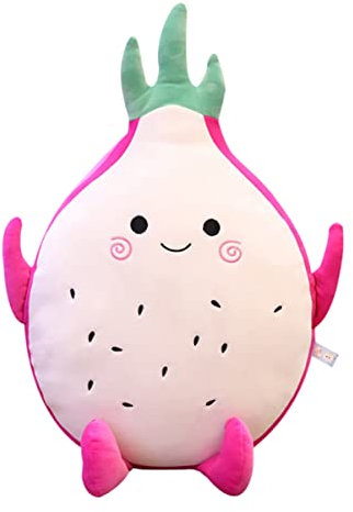 Toyvian Drachenfrucht-Plüschkissen Drachenfrucht Plüschtier Niedlich Kissen