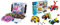 Plus-Plus 9603406 Kreativ-Bausteine Box, Geniales Konstruktionsspielzeug, 2400 Teile, Basic, Rosa & 9607016 Kreativ-Bausteine, Learn to Build Fahrzeuge-Set, Konstruktionsspielzeug, 800 Teile
