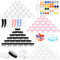 RUIJIE 100 Pcs 3g/3ml Contenants Cosmétiques Transparent avec 10 Spatule & 96 Autocollants, Pots Cosmétiques en Plastique, Mini Pots Ronds Clairs Vides Pots d'échantillons de Voyage pour Lotion, Crème