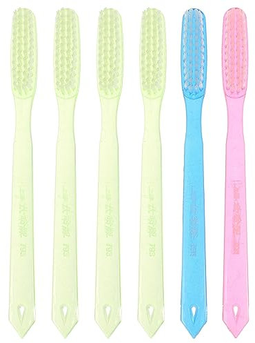 FOMIYES 6 Stück Zahnbürste Für Erwachsene Riesenzahnbürste Harte Bürste Zähne Extra Feste Zahnfleischgriff Mittelgroß n Für Erwachsene
