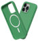 RhinoShield Case kompatibel mit [iPhone 15 Pro] | SolidSuit - MagSafe-kompatibel -Stoßdämpfende & schlanke Schutzhülle mit Premium Finish - 3.5 Meter Fallschutz - Olivgrün