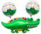 Krokodile Luftballons Grün Ballons Tiere Luftballon 3 Stück Krokodileballons Folienballon Krokodil Geburtstagsdeko Mädchen Junge Kindergeburtstag Deko Krokodile Geburtstag Party Dekoration Geschenk