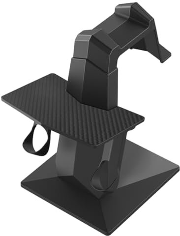 Fiorky VR-Ständer, Headset-Display-Halter für for Meta Quest 3 VR-Brillen, Aufbewahrungsständer, Desktop, Stabiler VR-Headset- und Controller-Ständer, rutschfest,abnehmbar,verstellbar,VR-Zubehör