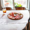 SNW Marble Lazy Susan für Tischplatte, Marmor-Drehteller – perfekt als Lazy Susan für Esstisch, geeignet für Marmor-Karcuterie-Brett, Marmor-Käse-Schneidebrett oder drehbaren Tischheber, 30,5 cm