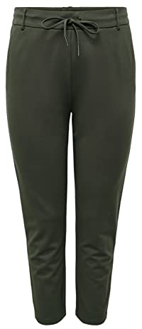 ONLY Carmakoma Damen Cargoldtrash Life Classic Pant Noos Hose, Peat, 46W / 34L EU