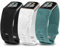 TOYOUTHS 3 Stück Löwenzahn Floral Gravierte Armband Kompatibel mit Fitbit Charge 6/Charge 5 Armband Damen, Blume Cute Weich Silikon Sport Armbänder für Charge 6, Schwarz/Weiß/Grün