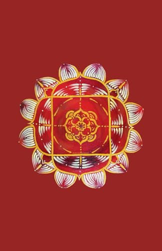 Red Root Chakra Muladhara Mandala Journal: Chakra Guide on Back with Yoga Poses, Mantra, Meditation for Healing and Self-Help Writing by Reinoso Designs: 5.5 x 8.5 Size, Paperback, 120 Pages