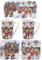 Lesser & Pavey Macneil Christmas Traditional Santa 5 Piece Gift Set - 2 Mugs, 2 Coasters & Tray - Gift Idea for Xmas - Santa UK Design Hot Drinks Tea Coffee Mug