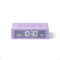 Lexon Flip Mini Reisewecker, digitaler LED-Wecker mit On/Off-Funktion, Einstellbarer Helligkeit, wiederaufladbar und berührungsempfindlich, ideal als Nachttisch-Wecker - Hell Lila