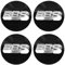 SANSHAOS Radnabenabdeckung Aufkleber Logo Radnabenkappen Zentralabdeckung Abzeichen für BBS 56MM 60MM 65MM 70MM 80MM, Nabendeckel Staubdicht Wasserdicht, 4 Stück,D-65MM