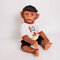 RXDOLL Reborn Baby Affe Puppen Silikon Ganzkörper Vinyl 55,9 cm Realistisch Detailliert Orang-Utan Neugeborene Puppe Wasserdicht Echt aussehende Affe Babypuppen für Kinder ab 3 Jahren