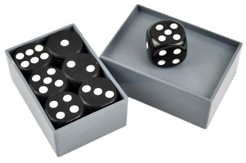 Générique Gioco Di – Gioco Di A Bordo Rotondo 6 Facce | Giocare Giochi Di | Giochi Da Tavolo Prestazioni Scuola Giocattolo Dado per Giochi Di Società Attività Feste Favori