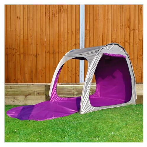 Lila Motorrad Zelt für 2/3/4/5 Fahrräder Spleißbarer Fahrradunterstand