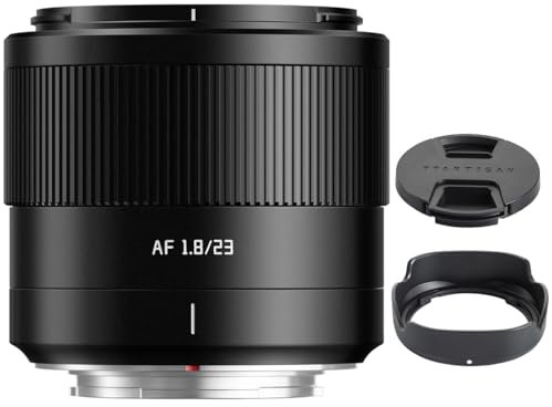 TTARTISAN Obiettivo manuale AF 23 mm F1.8 per fotocamere mirrorless Fuji X-Mount X-A2 X-A3 X-A5 X-A7 X-H1 XT1 X-T2 X-T3 X-T20 X-T30 X-T100 X-T200 X-PRO1