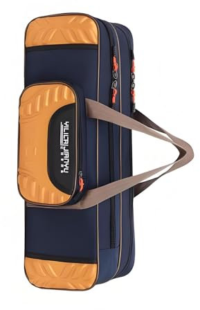 Guoyoocc Angelruten-Tasche,Angelgerät-Tasche,Angelköder,Angeltasche Rutentasche Rutenfutteral Angelkoffer,multifunktional,tragbar,Angelruten-Rollentasche,Outdoor-Angeltragetasche,55/65/75/85 cm