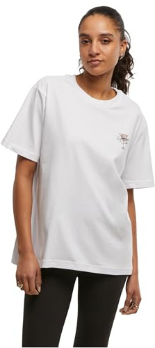 Miss Tee Women's MST305-Espresso Chic Tee T-Shirt, White, 4XL