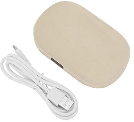 Lvifloae Handwärmer Power Bank 10000mAh 2 in 1 schnelle Heizung tragbarer wiederaufladbarer elektrischer Digital Display Handwärmer grün (K)