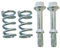 Juego de pernos de resorte de escape, perno de plumas de escape, tornillo y springle del tornillo y del resorte-completo de la manguera de calentamiento de alta resistencia en busca de tornillos de
