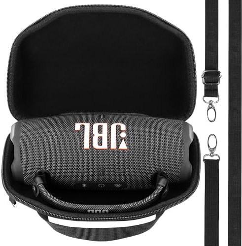 Lebakort Dur Étui Housse Cas Compatible avec JBL Charge 6 Enceinte Bluetooth Portable sans Fil (Noir)