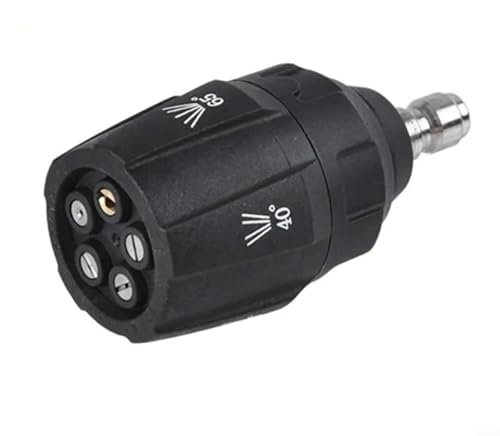 SMZhomeone 5 In 1 Adjustable Pressure Washer Nozzle Multi Rotating 1/4 Inch Quick Connector 2320 PSI Max For Garden Power Tools
